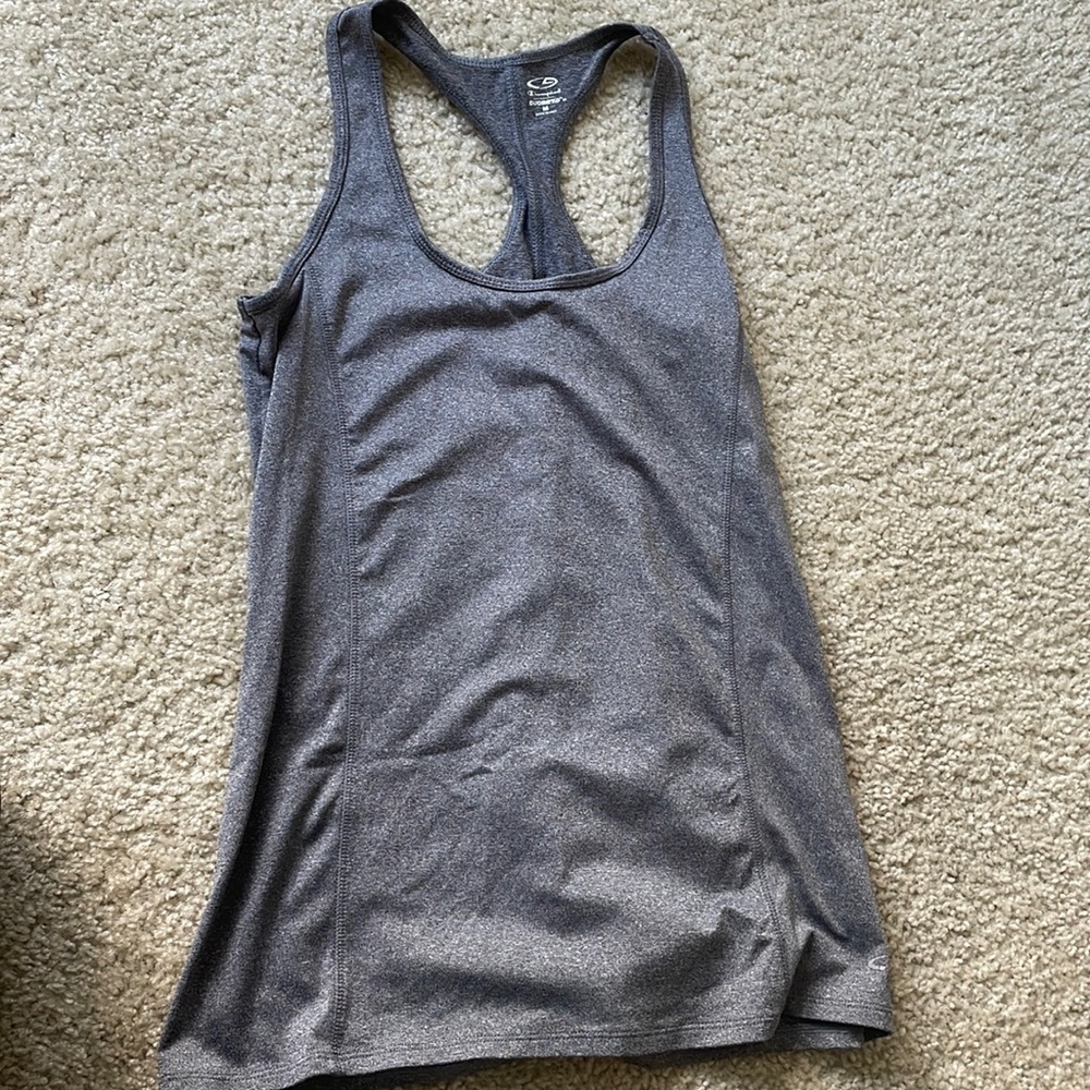 Grey Racerback Tank